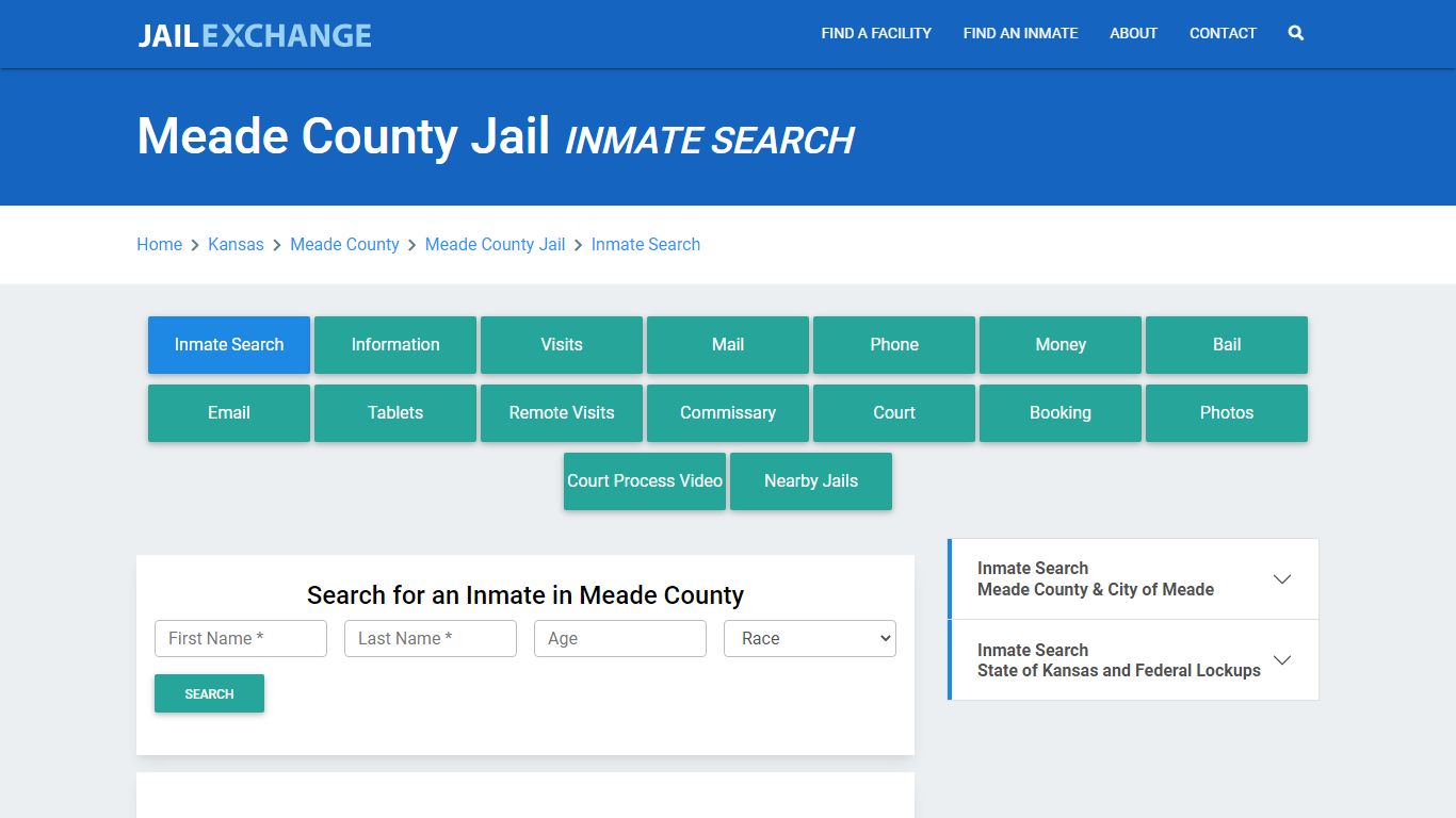 Meade County Jail, KS Inmate Search: Roster & Mugshots